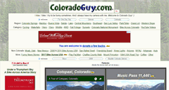 Desktop Screenshot of coloradoguy.com